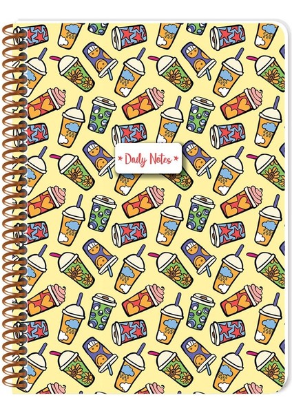 16,5 x 22,5 Coffee Defter Kareli