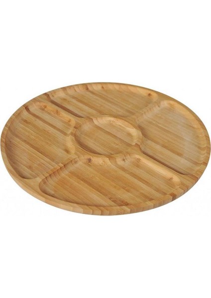 Carina Dönen Bölmeli Servis Tabağı Küçük 9100
