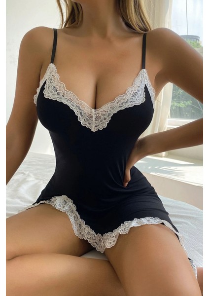 Derin Yırtmaçlı Şık Gecelik fiyatları