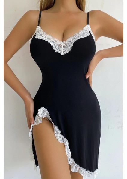 Derin Yırtmaçlı Şık Gecelik fırsatları