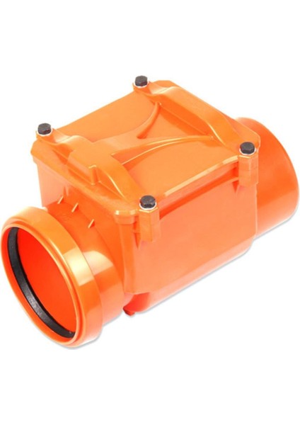 Plastik Atık Pis Su Çekvalf Klapeli 125MM