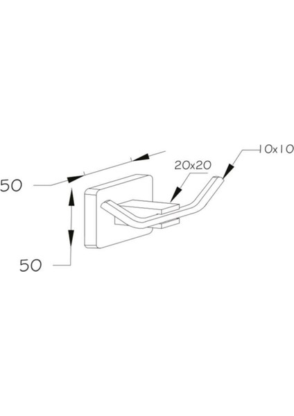 Yale Mat Siyah Paslanmaz Ikili Havlu ve Bornoz Askılığı fırsatları