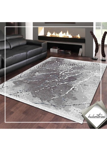 Padişah Salon Halısı Modern 170X250 Platin PN012 030 Gri