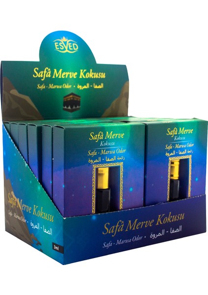 Safa Merve Kokusu Alkolsüz Esans 3ml 12LI Paket