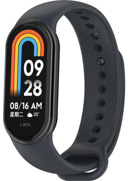 Xiaomi Mi Band 8 Mi Band 9 Uyumlu Akıllı Bileklik Silikon Kordon Kayış