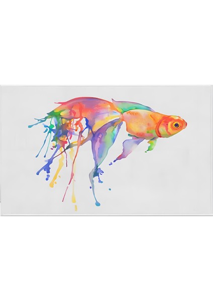 Gold Fish Banyo Paspas ve Tek Kanat Duş Perdesi 1X180X200 Set fırsatları