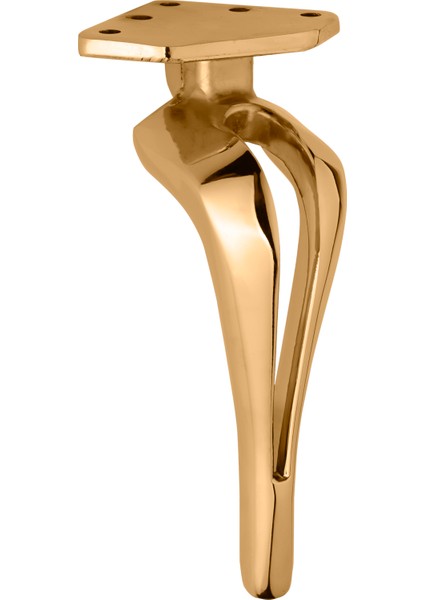 Mobilya Diva Gold Koltuk Ayağı Chester Komidin Tv Ünitesi Ayağı 16 cm 4 Adet