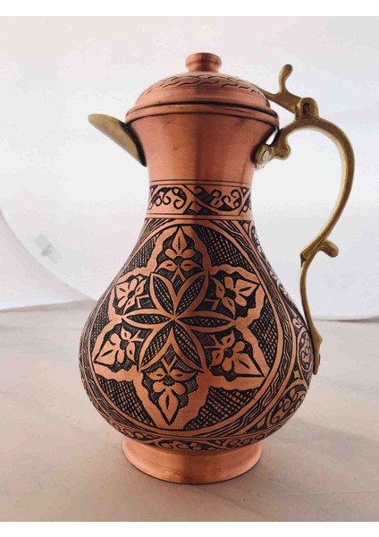 Bakır El Oyması Özel Tasarım Sürahi No,03 modelleri