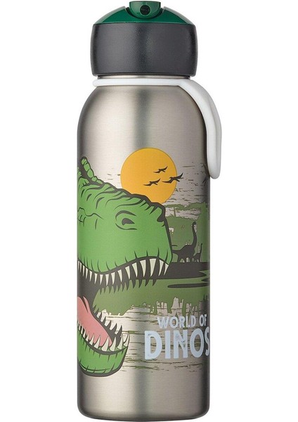 Insulated Bottle Flip-Up Campus 350 ml - Dino