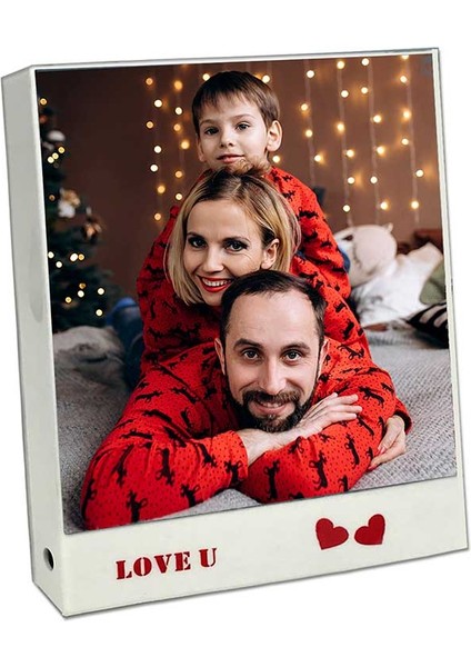 Love Kare LED Sihirli Ayna Çerçeve