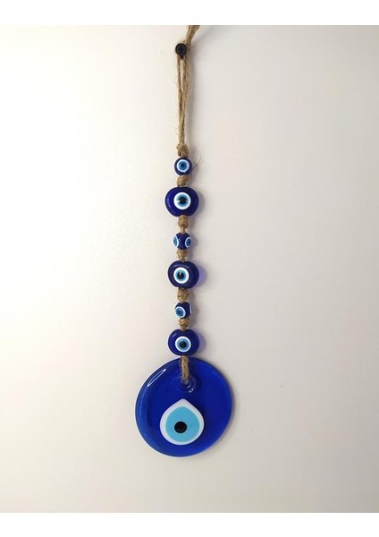 Cam Nazar Kötü Göz Kovucu Hand Made Ağaç Duvar Dekorasyonu Hasır Nazarlık Duvar Ağaç Ev Süsü