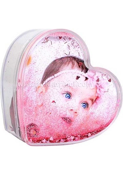 Fotoğraflı Kalp Kutu Kar Küresi fiyatları