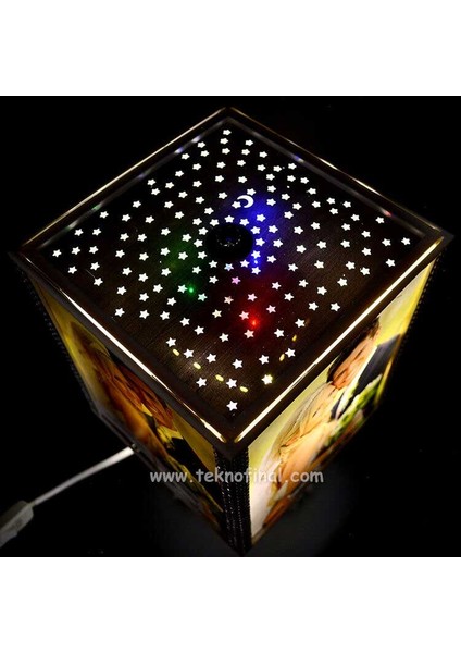 Dönen Abajur Smokin Fotoğraf Takılabilen Gece Lambası modelleri