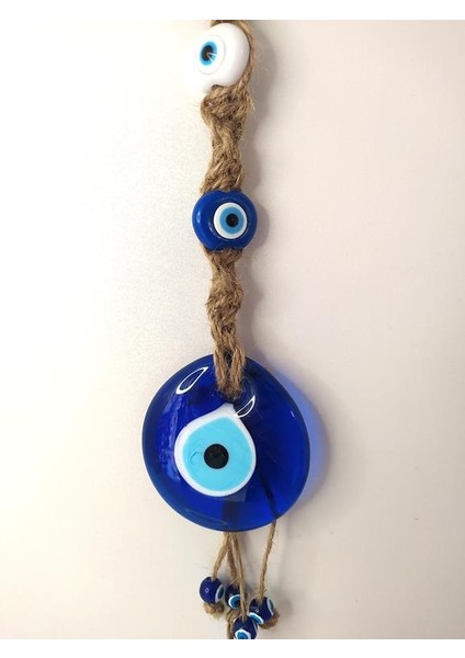 Cam Nazar Kötü Göz Kovucu Hand Made Ağaç Duvar Dekorasyonu Hasır Nazarlık Duvar Ağaç Ev Süsü