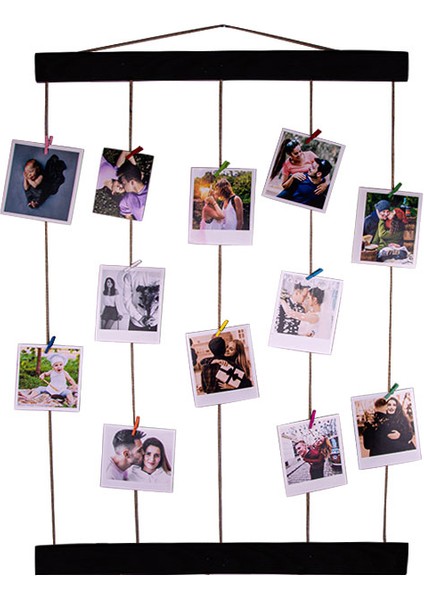 Ahşap Ipli Mandallı Duvar Anı Çerçevesi 50 x 72 fiyatları