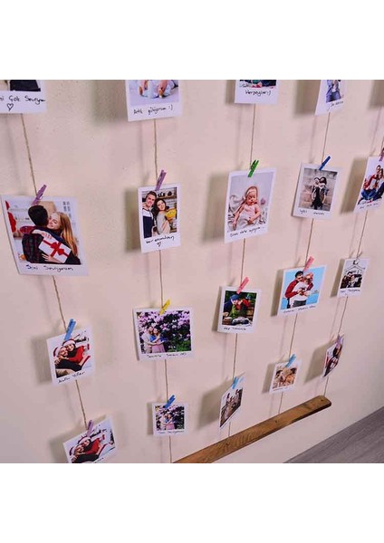 Ahşap Ipli Mandallı Duvar Anı Çerçevesi 50 x 72 modelleri