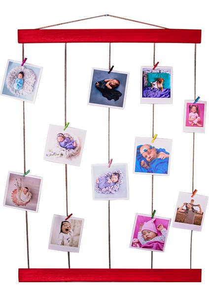 Ahşap Ipli Mandallı Duvar Anı Çerçevesi 50 x 72 fırsatları