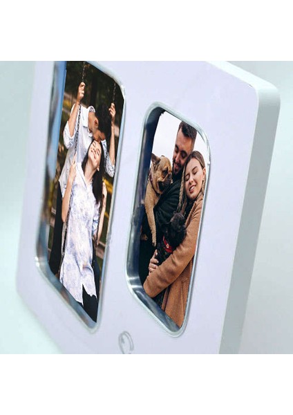 2'li Ahşap Parıltılı Çerçeve 23 x 28 Cm. modelleri