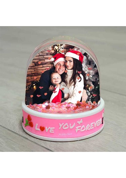 Müzikli Love Fotoğraflı Kar Küresi indirimleri
