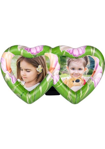 Çift Kalpli Fotoğraf Çerçevesi
