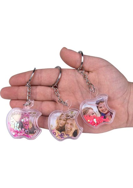 Elma Fotoğraflı Kar Küresi Anahtarlık fırsatları