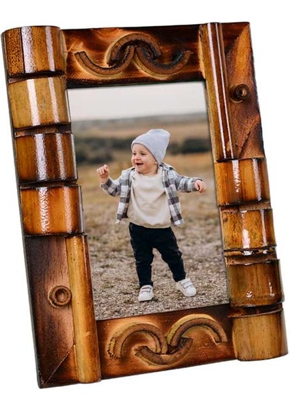 Ahşap Bambu Fotoğraf Çerçevesi 15 x 21