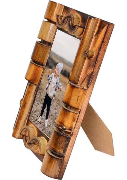 Ahşap Bambu Fotoğraf Çerçevesi 15 x 21 modelleri