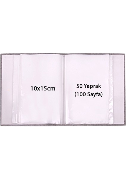 100'LÜK Dokulu 10 x 15 Fotoğraf Albümü