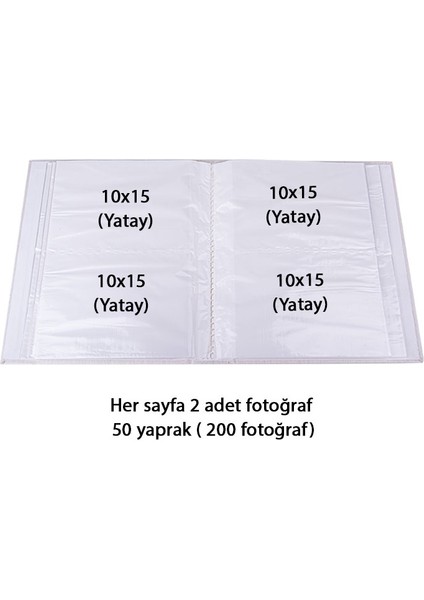 200'LÜK Dokulu 10 x 15 Fotoğraf Albümü modelleri