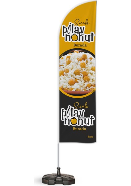 Pilav Nohut Temalı 2 Yelken Bayrak 1 Yönlendirme Dubası fiyatları