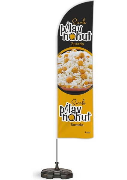 Pilav Nohut Temalı 2 Yelken Bayrak 1 Yönlendirme Dubası modelleri