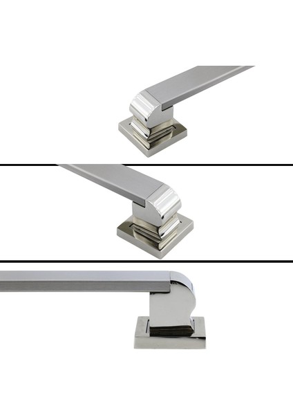 Bersel Çekme Kolu Çelik Kapı Dış Kapı Kolu Tutma Kulbu Saten Kulp 40 cm
