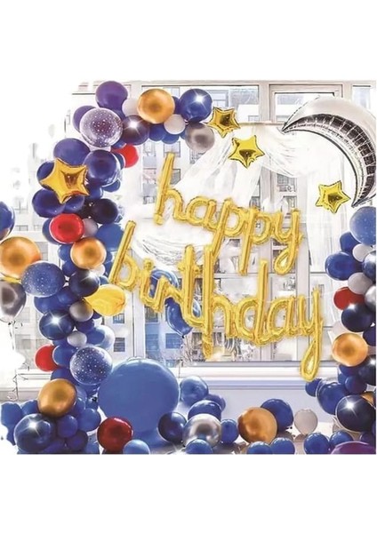 Çıtıpıtıstore Lüks Happy Bırthday Balon Seti