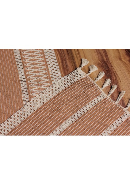 Runner Pamuk Dantel Püsküllü Bej Runner ,sunum Örtüsü Dantel Bej 35 x 155 cm indirimleri