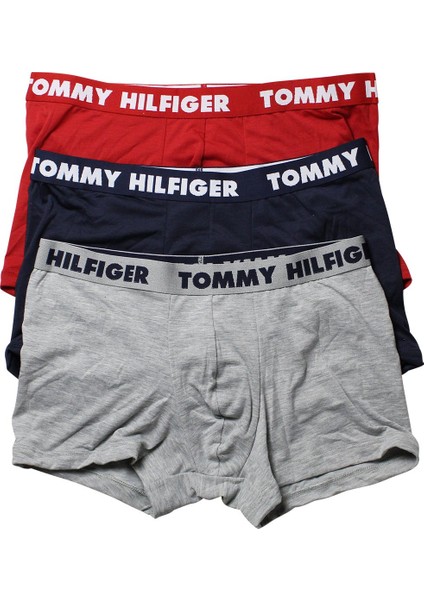 Tommy Hılfıger Statement Flex Erkek 3 Lü Boxer 09T3798-608 fiyatları
