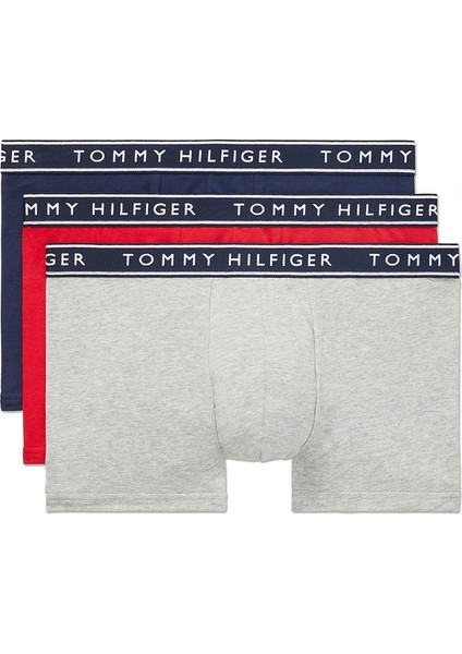 Tommy Hılfıger Cotton Stretch Erkek 3 Lü Boxer 09T4225-966