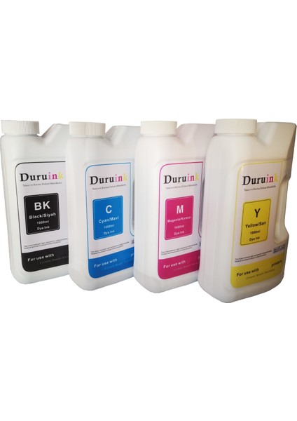 Duruınk Epson XP-412 Uyumlu Muadil Mürekkep Seti 4 Renk 4X1000ML