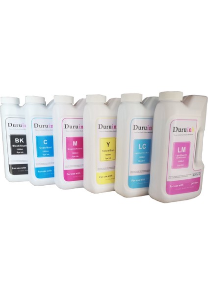 Duruınk Epson Ecotank L810 673 Uyumlu Muadil Mürekkep Seti 6 Renk 6X1000ML