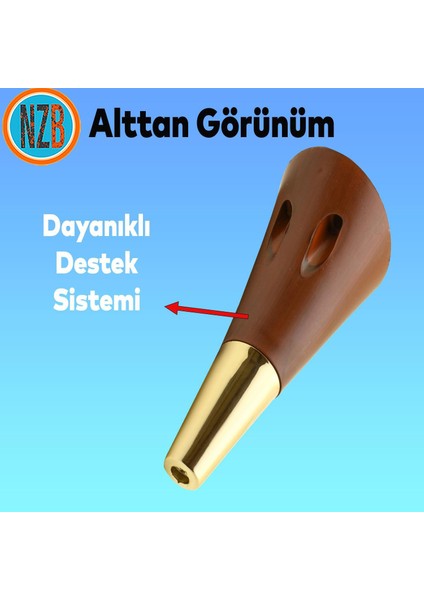 Mobilya Kanepe Sehpa Tv Ünitesi Baza Koltuk Ayağı Kahverengi Gold Renk 12 cm Ayak fırsatları