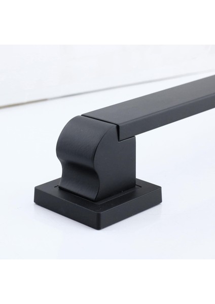 Bersel Çekme Kolu Çelik Kapı Dış Kapı Kolu Tutma Kulbu Siyah Kulp 40 cm