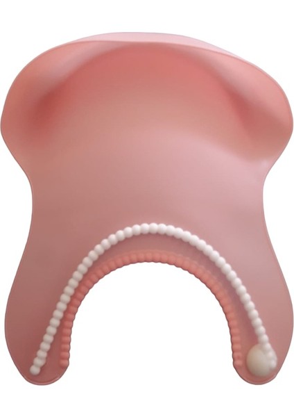 Silikon Bebek Önlüğü Pembe
