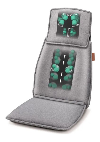 Mg 330 Gri ​​shiatsu Masajlı Koltuk Örtüsü