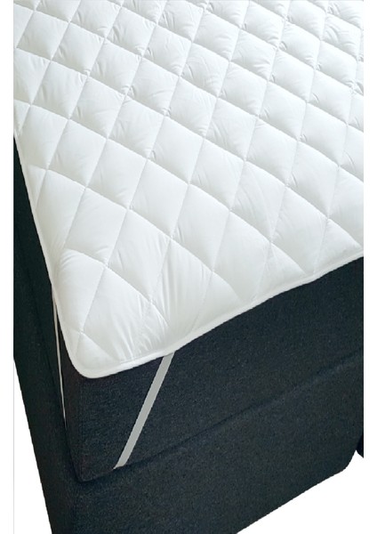 Sıvı Geçirmez Kapitoneli 100X200 cm Tek Kişilik Çarşaf Köşe Lastikli