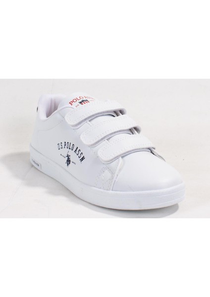 Sınger Beyaz Günlük Kadın Cırtlı Spor Ayakkabı