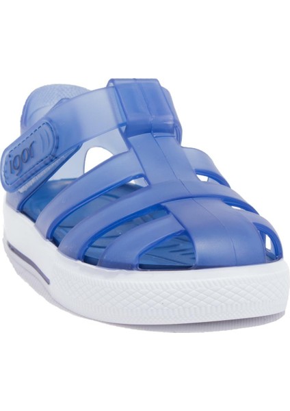 S10171 Star Lacivert Ortopedik Günlük Erkek Çocuk Sandalet