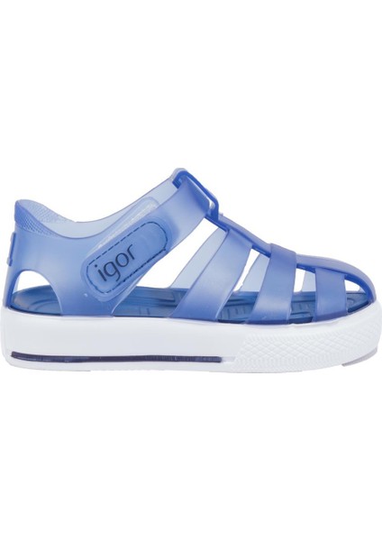S10171 Star Lacivert Ortopedik Günlük Erkek Çocuk Sandalet