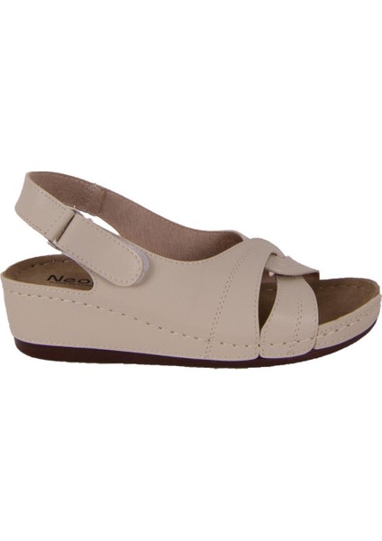 DZA37-1817 Bej Günlük Ortopedik Kadın Sandalet fiyatları