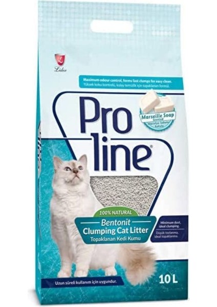 Bentonit Kedi Kumu 10 Lt Marsilya Sabunu