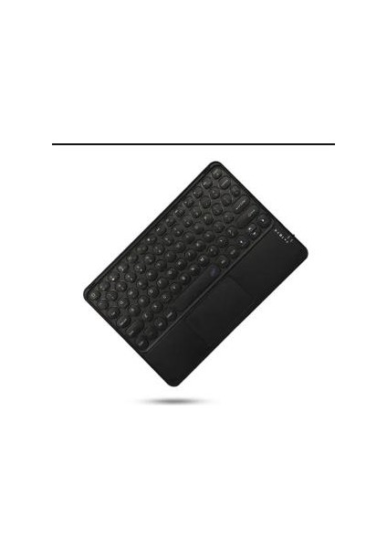 Alfa MEC Samsung Galaxy Tab S4 T830 T835 Uyumlu Bluetooth Klavye Touchpad Slim Kablosuz Wifi Q Klavye