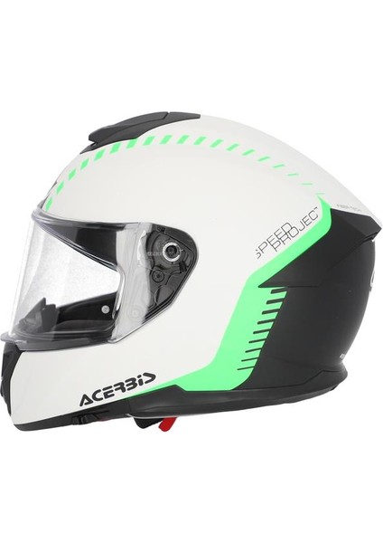 Krapon 22-06 Kask Beyaz Yeşil